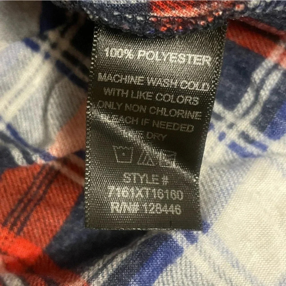 Alter Ego Women’s Plaid Long Sleeve Casual Top, Size 1X - Picture 6 of 7